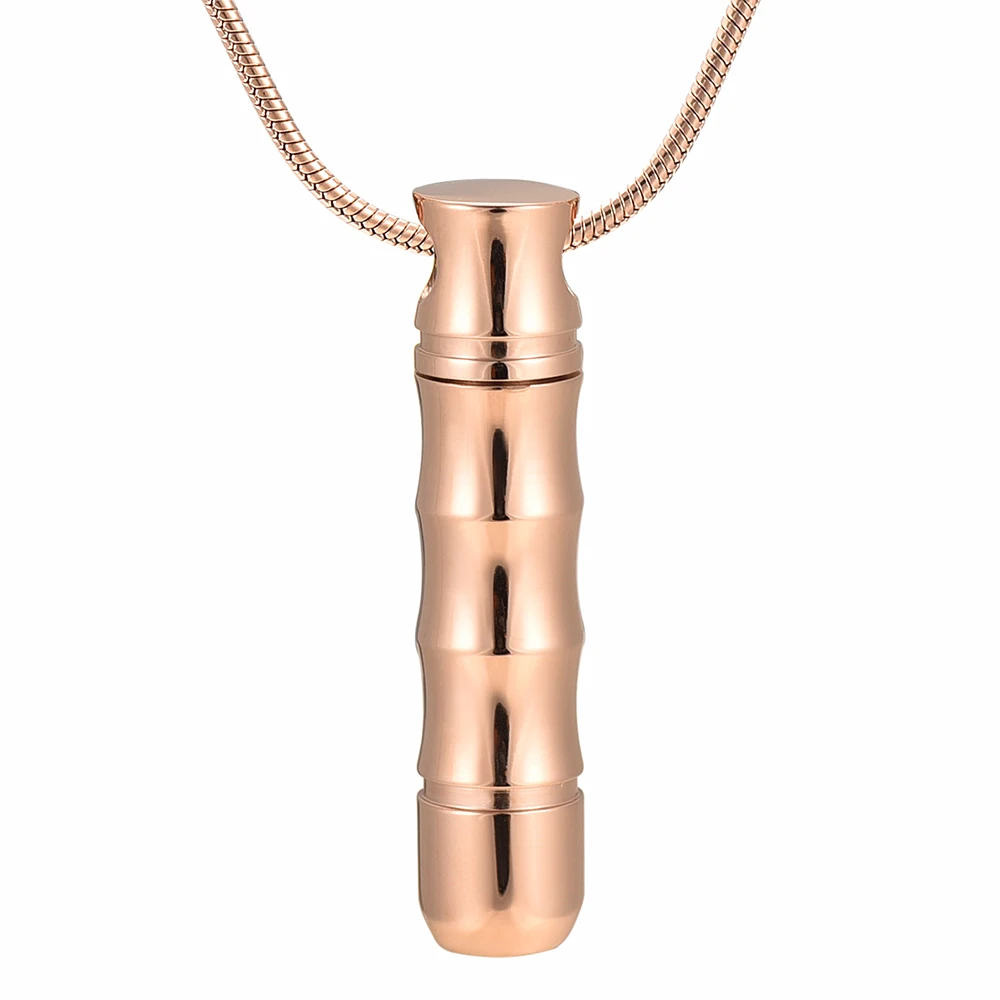 IJD9892 4 Color 316L Stainless Steel Memorial Urn Necklace for Ashes Personalized Keepsake Jewelry Cremation Pendant Women &amp Men |