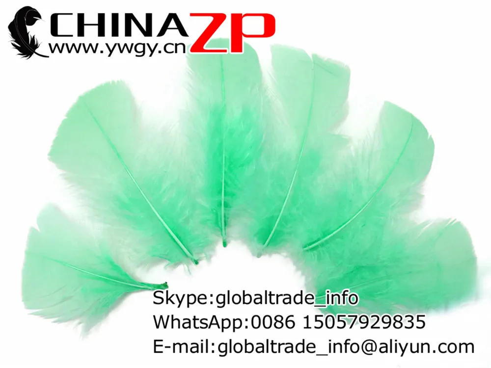 Retail and Wholesale from CHINAZP Factory 1000pcs/lot New Arrival Mint Green Fluffy Turkey T-Base Feathers | Дом и сад
