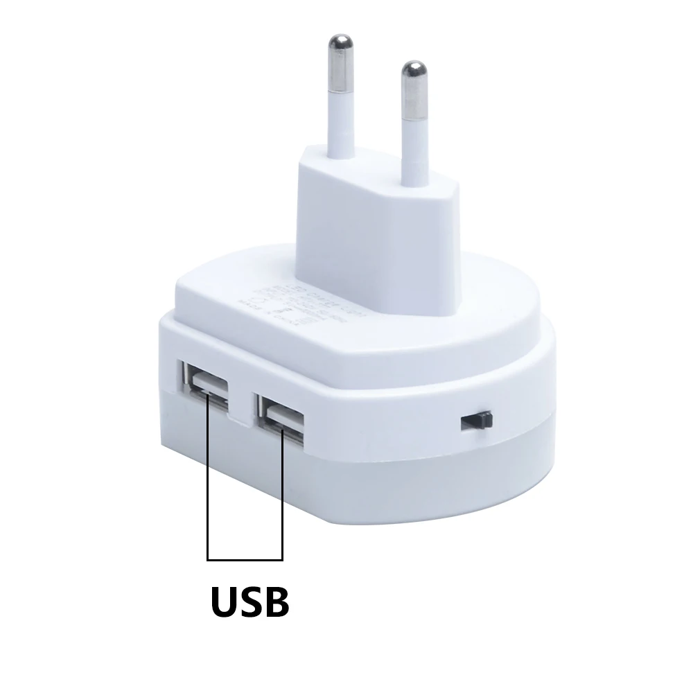 Светодиодный ночсветильник с светильник USB портами сенсорное управление