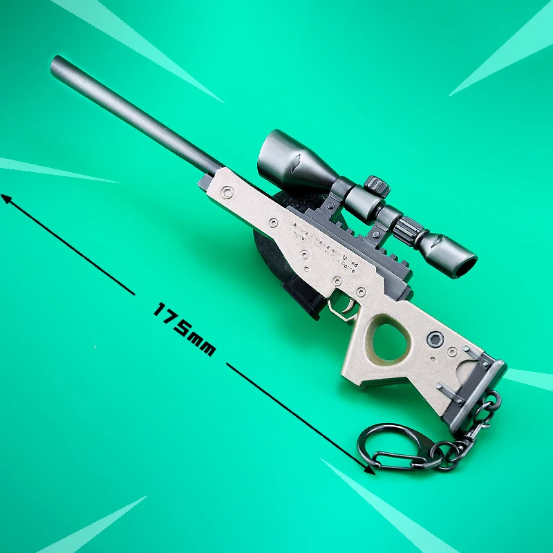 17 см AWM модель оружия игрушка высокое качество игры Металлический Игрушечный