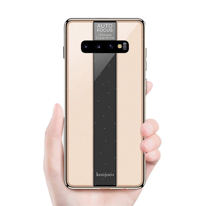 Модные чехлы для телефона Galaxy S10 класса люкс из плексигласа противоударный чехол
