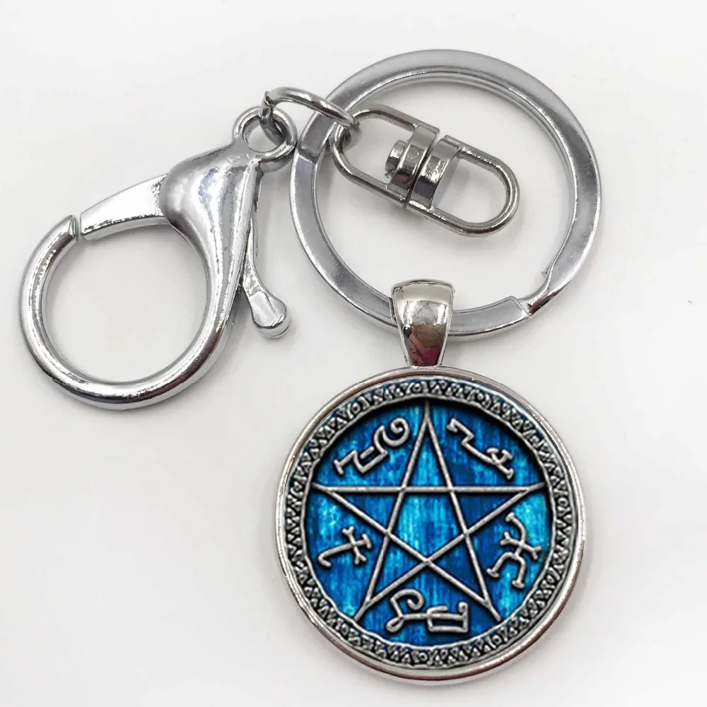 1 пара Сверхъестественное Devils ожерелье Trap ювелирные изделия стекло кабошон