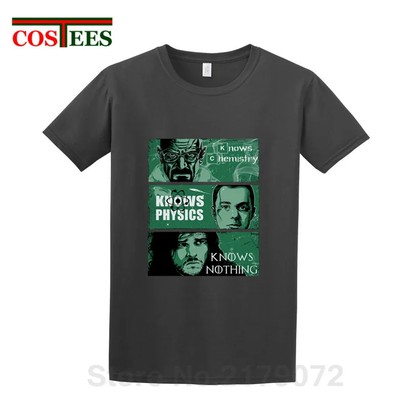Parody THE BIG BANG THEORY Heisenberg mashup футболка Breaking Bad SHELDON COOPER рубашка sci fi Knowledge always rules