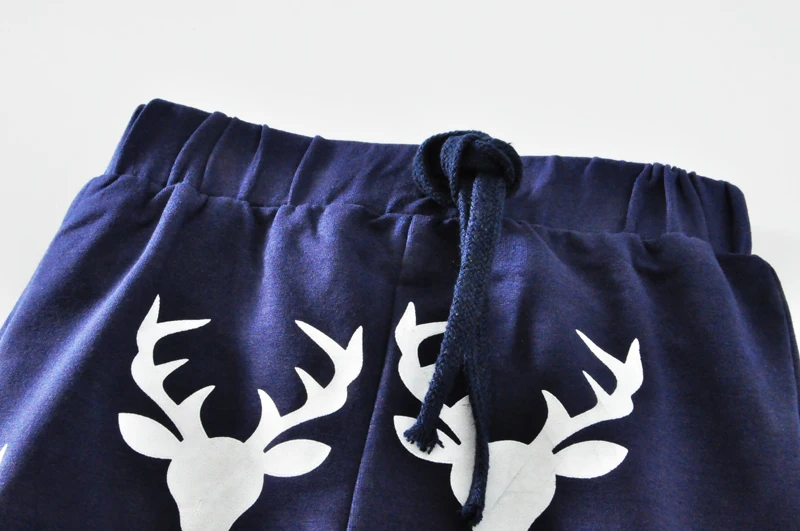 Мальчик комплект одежды олень осенью 2017 серый С Капюшоном тенниска + брюки 2 шт.