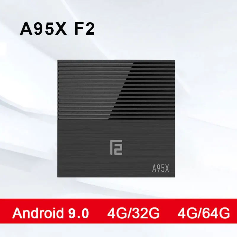 Android ТВ коробка A95X F2 9 0 смарт медиа плеер 4 K Поддержка 2 4G & 5G Dual Band WI FI RJ45 ЛВС USB HDMI