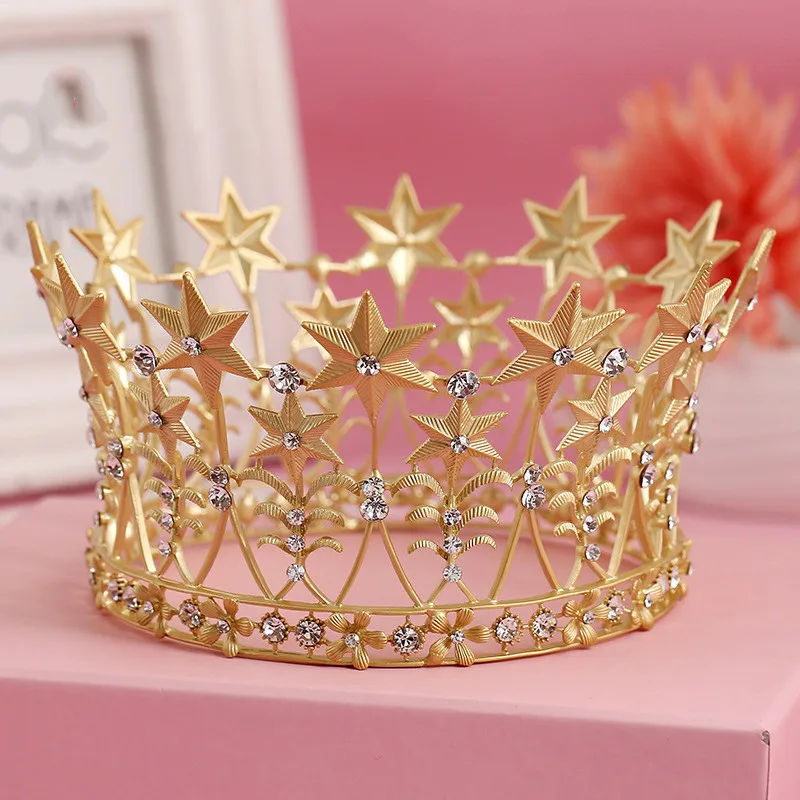 Винтажная пятизвездная Корона и диадема Miss World оригинальная свадебная прическа