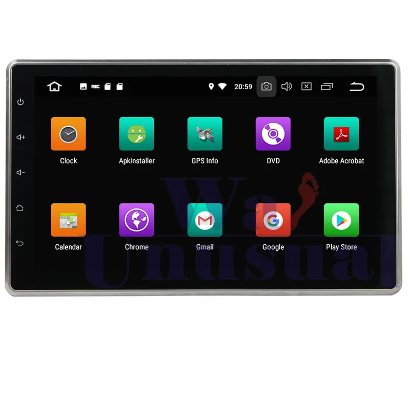 Wanuary Android 9 0 4G RAM Автомобильный GPS навигатор 10 1 дюймов для универсального без DVD