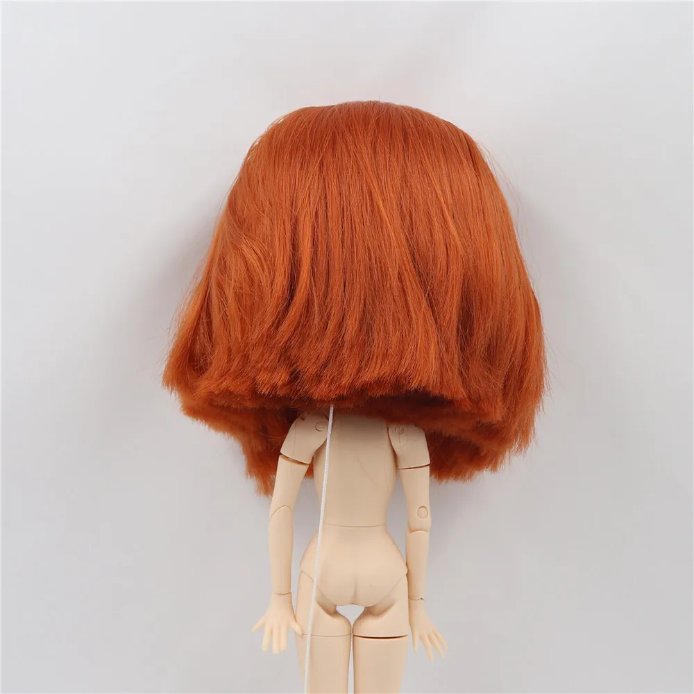 1/6 Blyth кукла белая кожа суставы тела красновато-каштановые волосы Новые матовые лицо с бровями блеск для губ. Нет. BL232