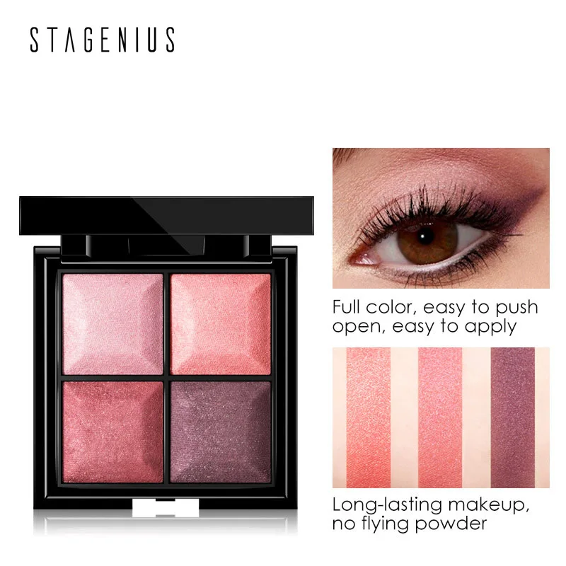 STAGENIUS Matte baked Eyeshadow Palette Nude Minerals Professional Eye Shadow Powder Pigment Cosmetic Waterproof Makeup |