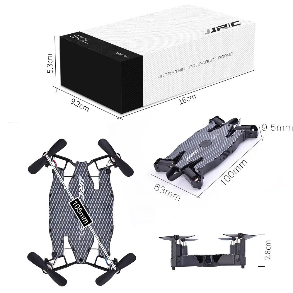 JJRC H49 2 4 GHz 720P HD Wifi FPV видеокамера Складная мини Квадрокоптер Дрон с удержанием