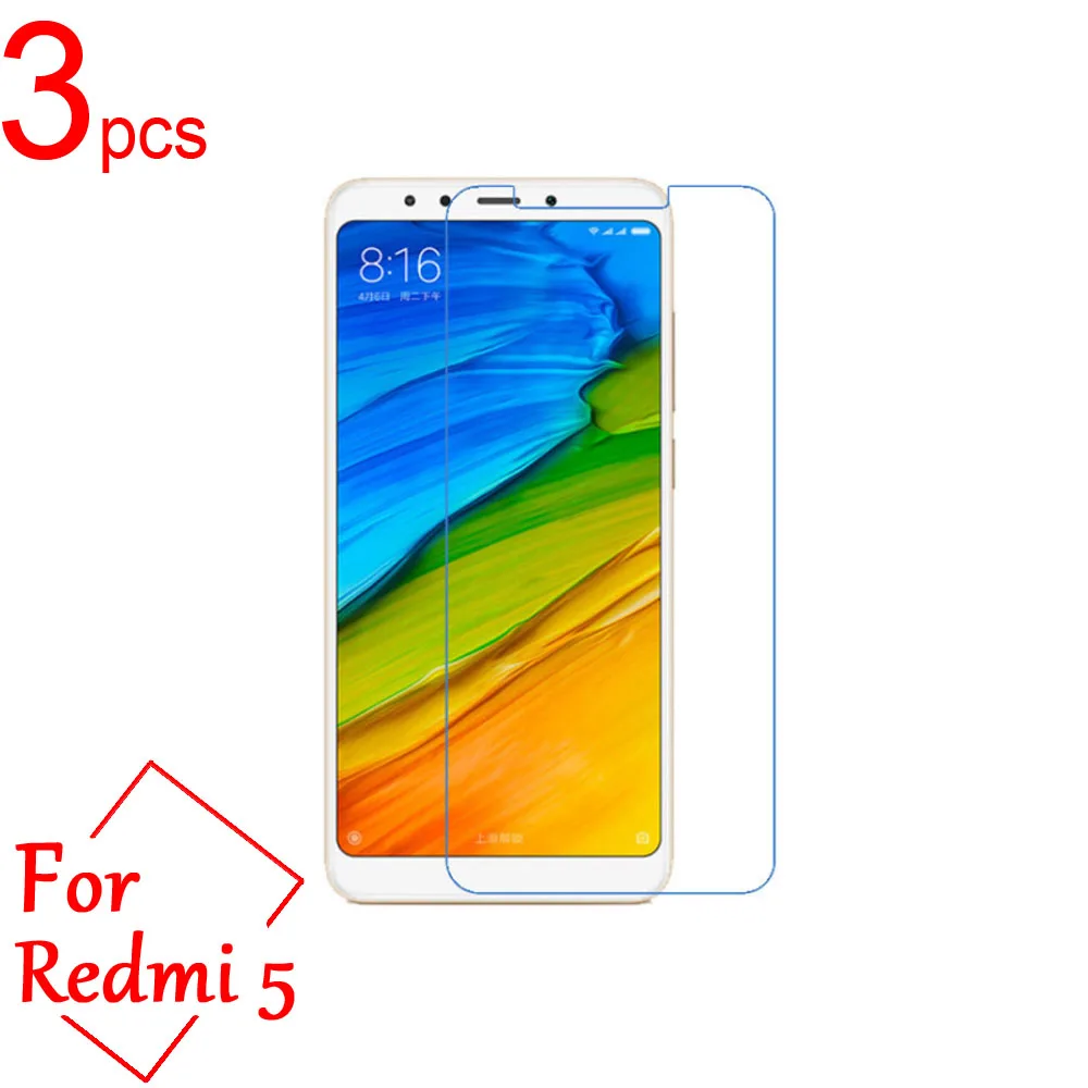 3 шт ультра прозрачный/матовый/нано Анти-взрыв для Redmi 5 ЖК-экран Защитная крышка