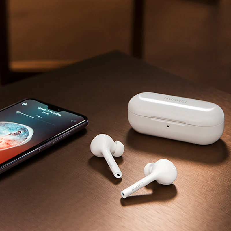 Беспроводные наушники huawei Freebuds lite, водонепроницаемые, с управлением нажатием, Беспроводная зарядка Bluetooth 4,2