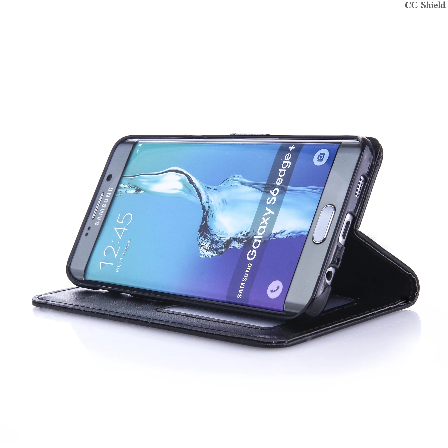 Чехол с откидной крышкой для Samsung Galaxy S6 Edge Plus G928 G928F кожаный чехол бабочкой S6Edge SM