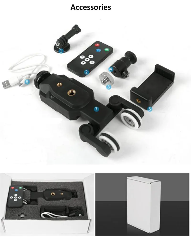 C100 Pro 3 колесная роликовая видеокамера с автоматической тележкой слайдер