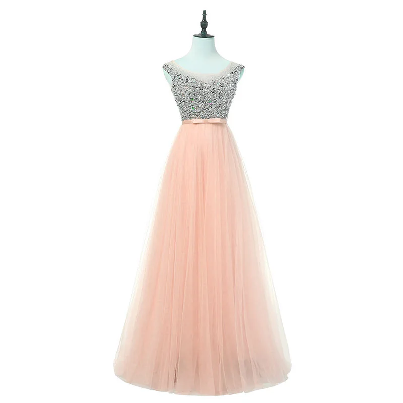 Новое поступление элегантное вечернее платье Формальное vestido de noiva размера плюс вечерние vestido noiva sereia Бисер Пром платье роскошное длинное платье