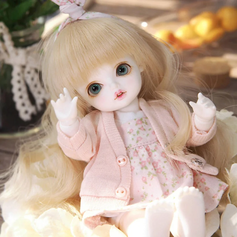 

Новое поступление, 1/8 BJD кукла, милая смола, шарнирная кукла для маленькой девочки, подарок на день рождения