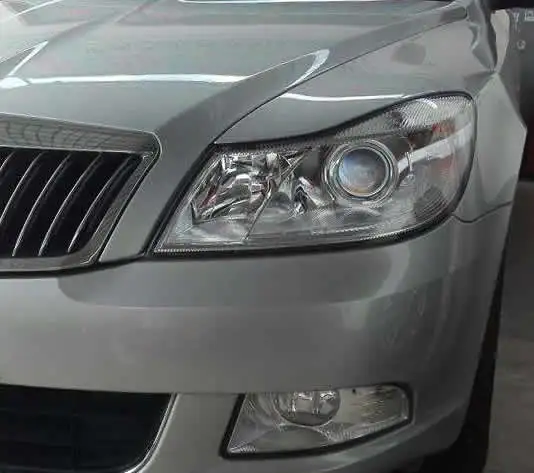 Для Skoda Octavia 2012-, чехол для фар, корпус противотуманных фар, маска, эксклюзивная Прозрачная крышка, крышка для фар