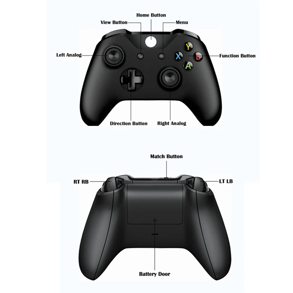 Беспроводной джойстик контроллер для Xbox One ПК Microsoft Slim | Электроника