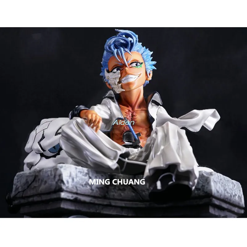 9 &quotBLEACH статуя Grimmjow Jeagerjaques бюст Espada полный длина портрет NO.6 GK фигурку