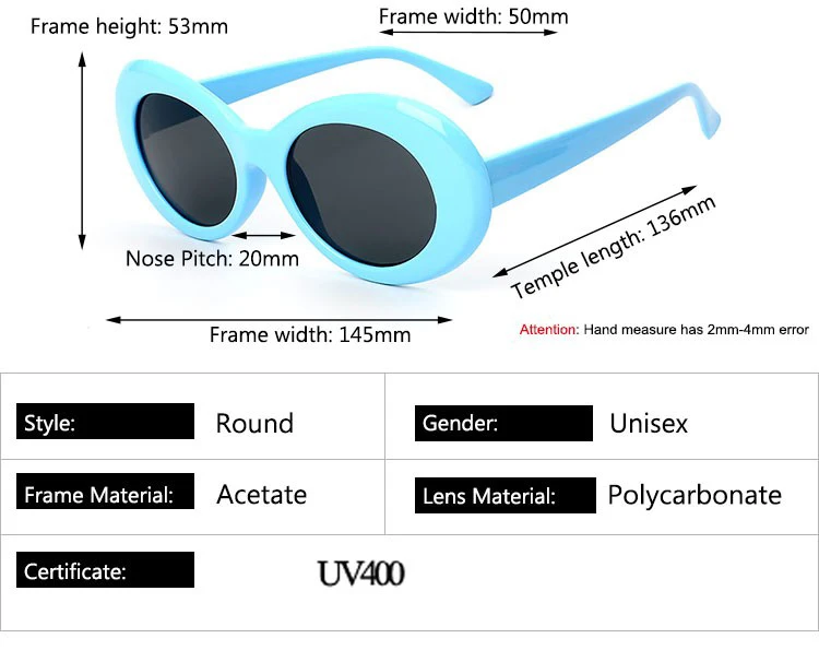 Classic Vintage Oval Sunglasses Men Women Retro Sun Glasses Fashion Unisex Eyewear UV400 Gafas Desol image 2