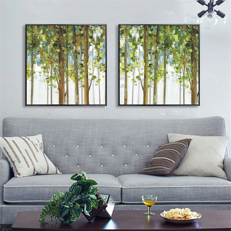 HAOCHU Настенная картина маслом на холсте ручная роспись современная абстрактная