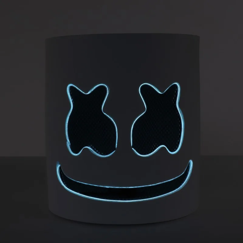 LED DJ музыка светящиеся маски партии маскарад маски анфас Обложка Головные уборы для взрослых Косплэй Хэллоуин фестиваль вечеринок