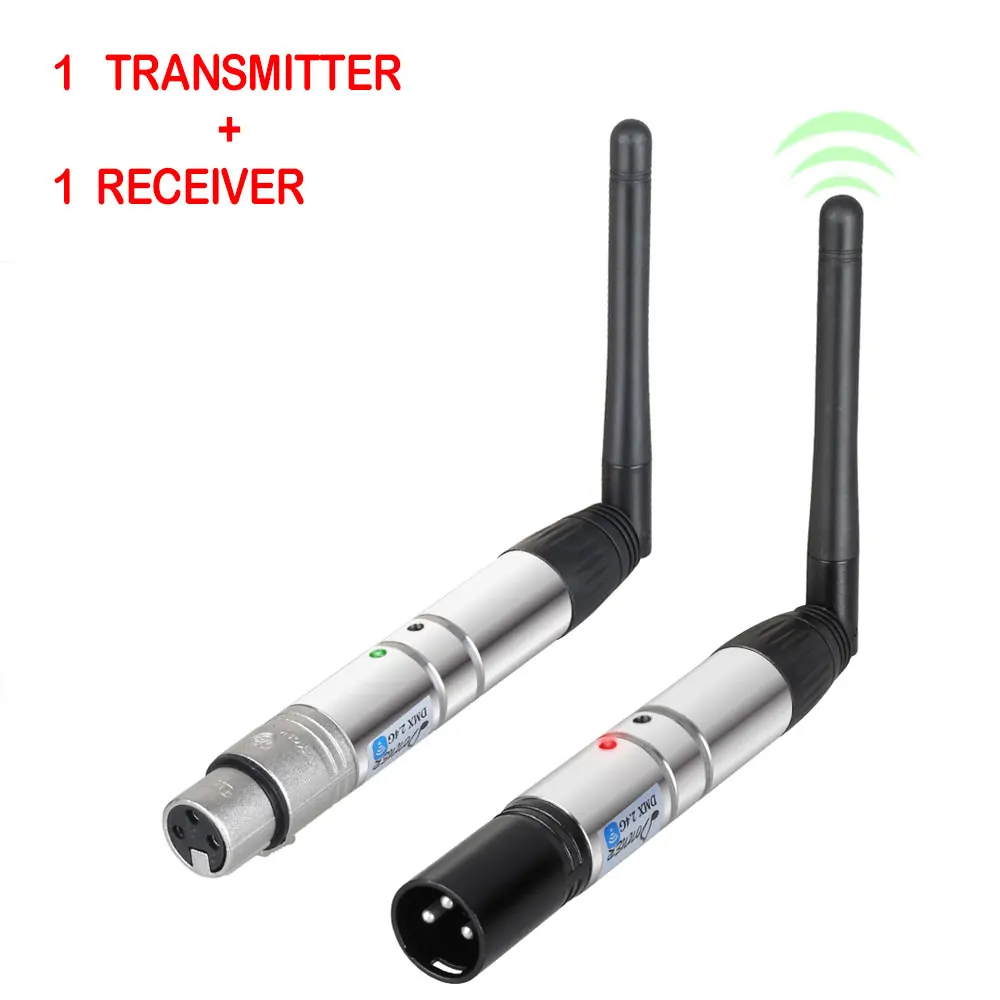 Donner DMX 512 беспроводной передатчик приемник 2,4G ISM сценический светильник контроллер расстояние 400 м для Dfi DJ диско-бар светильник ing US Plug
