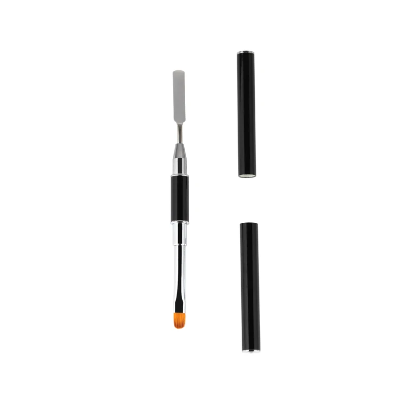 Двухсторонняя удобная щетка ROSALIND для работы с полимерным гелем ногтей типсы