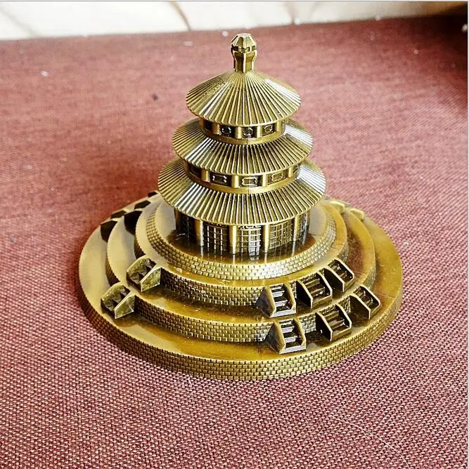 Пекин тиантан старинное здание металлическое украшение китайская известная