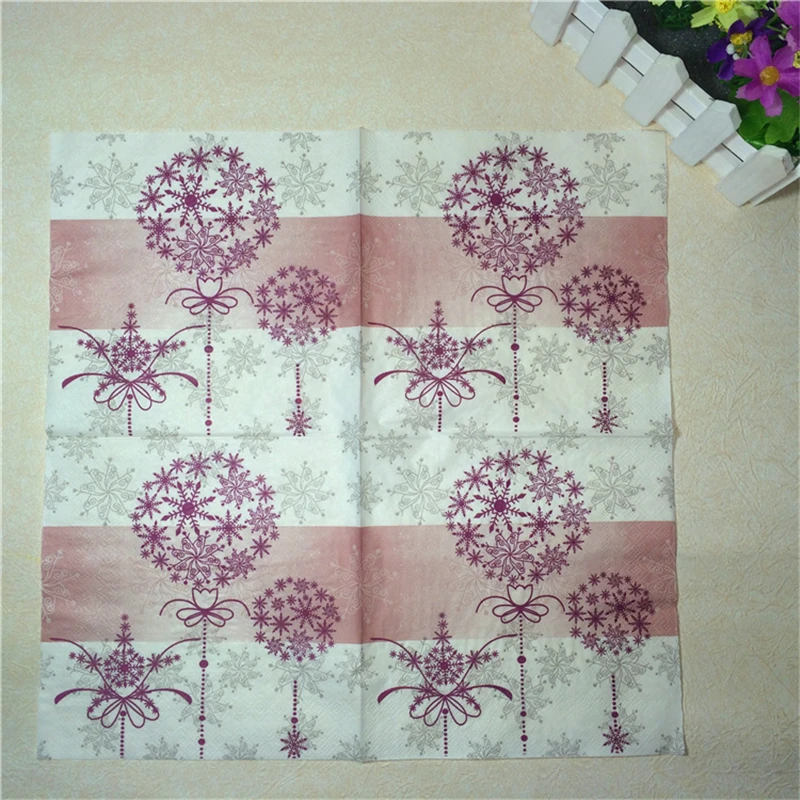 20 бумажных салфеток в стиле ретро|mat mat|mat purplemat flower |