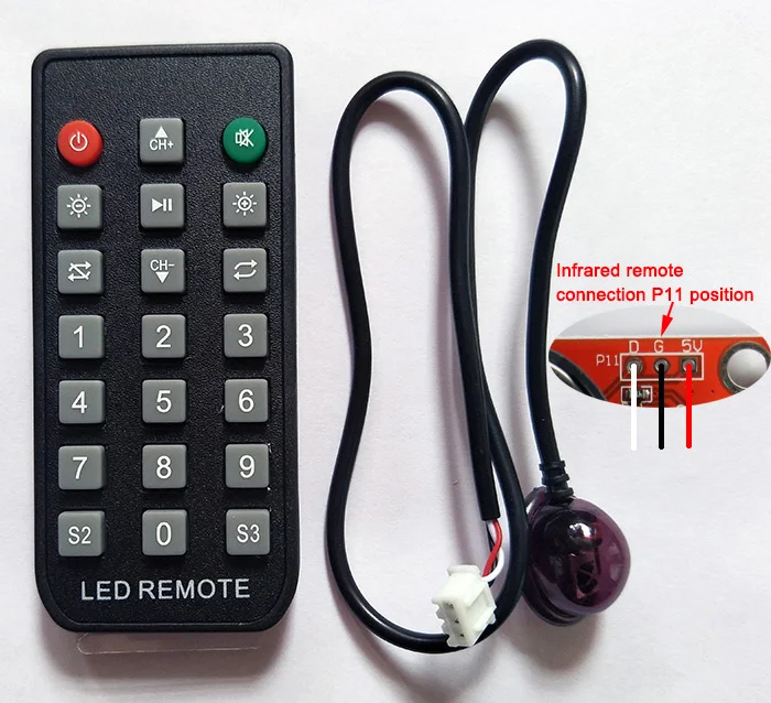 HUIDU Одноцветный и двухцветный светодиодный пульт дистанционного управления