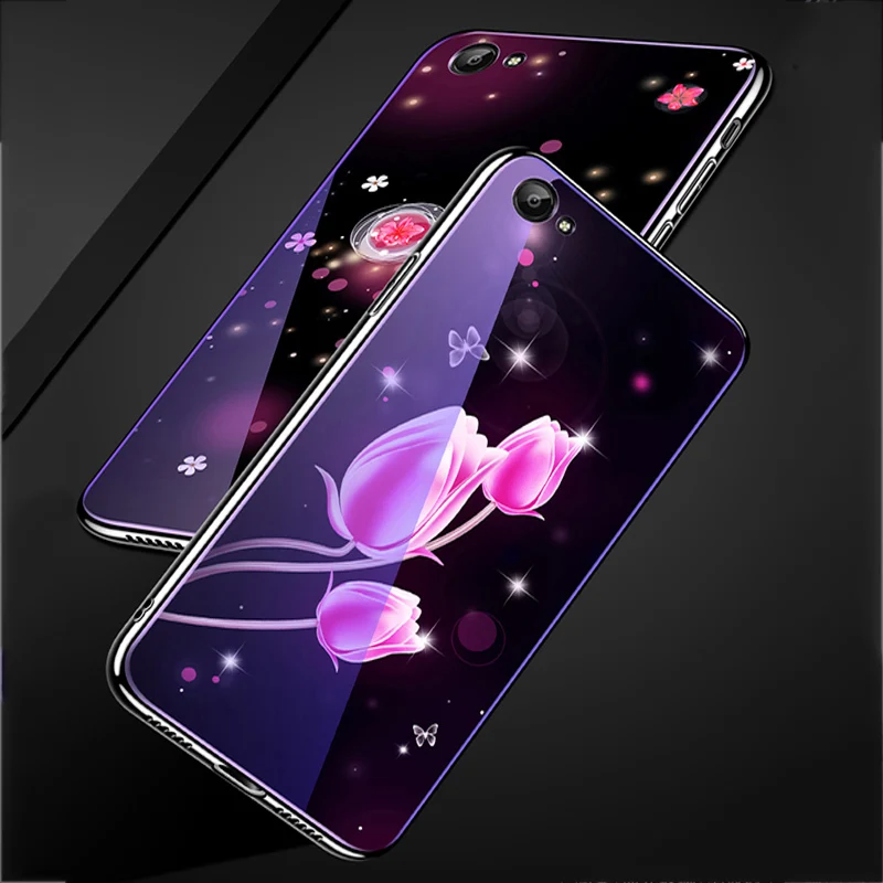 Чехол для OPPO A39 A39t A39m модный синий чехол из закаленного стекла A 39 T/M чехлы