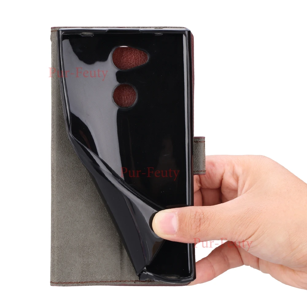 Чехол-книжка для Sony Xperia L2 L 2 LTE H3311 H3321 H4311 кожаный чехол-бумажник телефона XperiaL2 H 3311