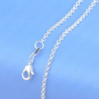 1pc retailwholesale 925 sterling silver necklace with flexible lobster clasps 16 30 for choice cross chains diy jewelry