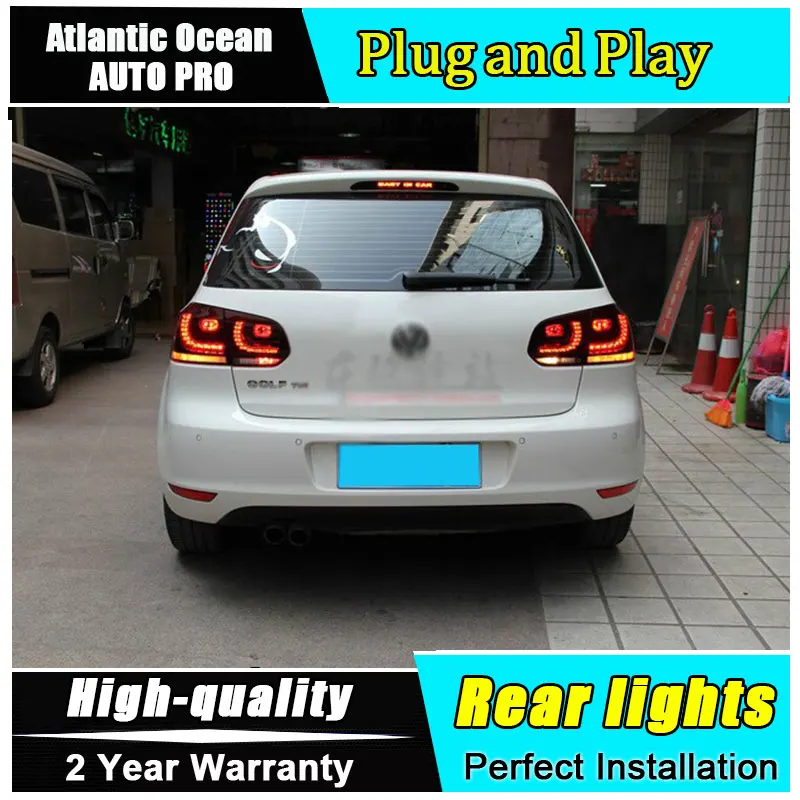 Для Гольф vw golf 6 led светильник s 2009 2013 R20 модель для гольф MK6 светодиодный задний