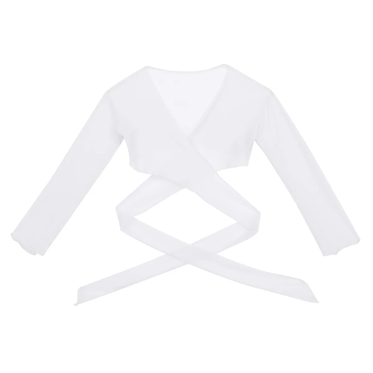 Children Girls Flower Dress Shrug Jacket Ballet Costume Long Sleeve Wrap Top with Adjustable Tie Closure for Bridesmaid Wedding | Свадьбы и