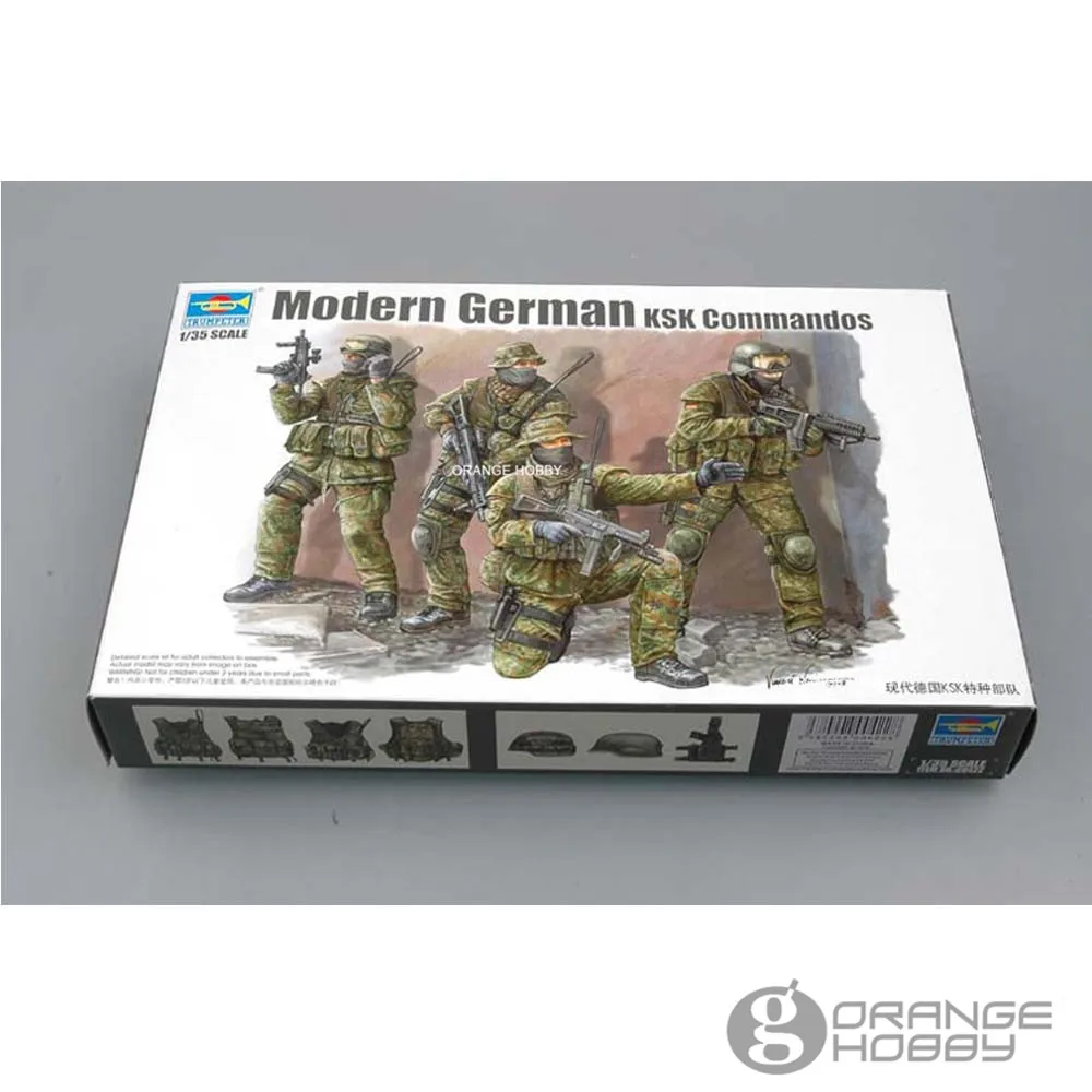 OHS Trumpeter 00422 1/35 современные немецкие KSK коммандос миниатюрные сборки военные