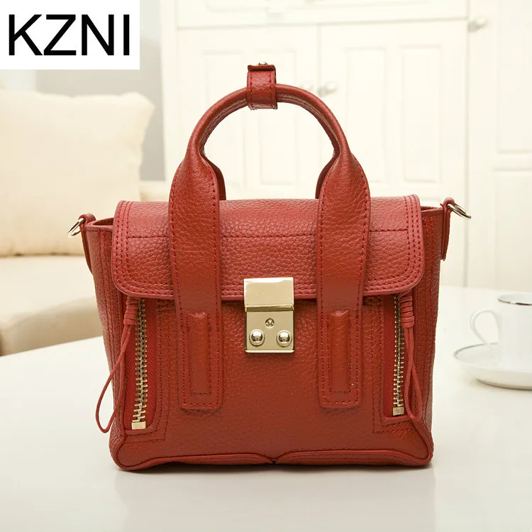 KZNI кошелек из натуральной кожи через плечо женская сумочка-клатч женские Сумки Sac