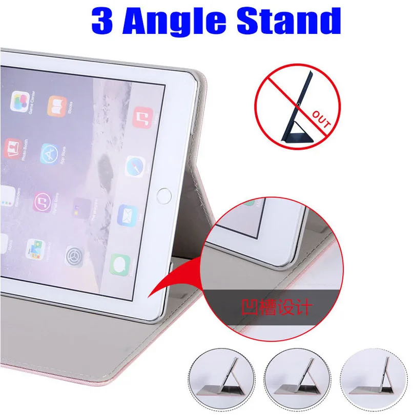 Модная Корона Крест Стиль PU кожаный Смарт чехол для IPad 2017 2018 Air/Air2 ID706|case for ipad|smart