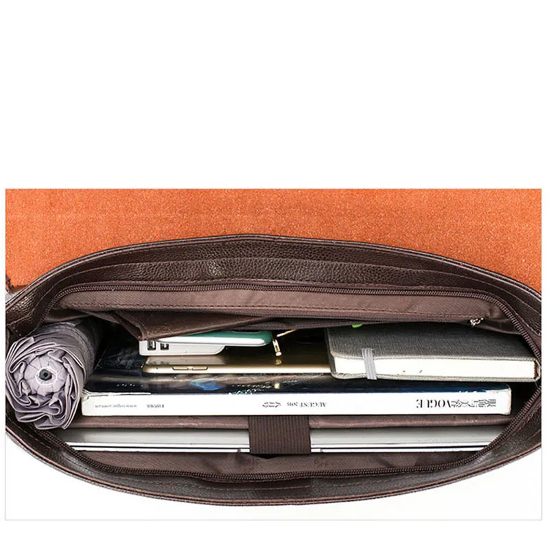 Новинка 2020 деловой мужской портфель кожаная сумка для ноутбука повседневная