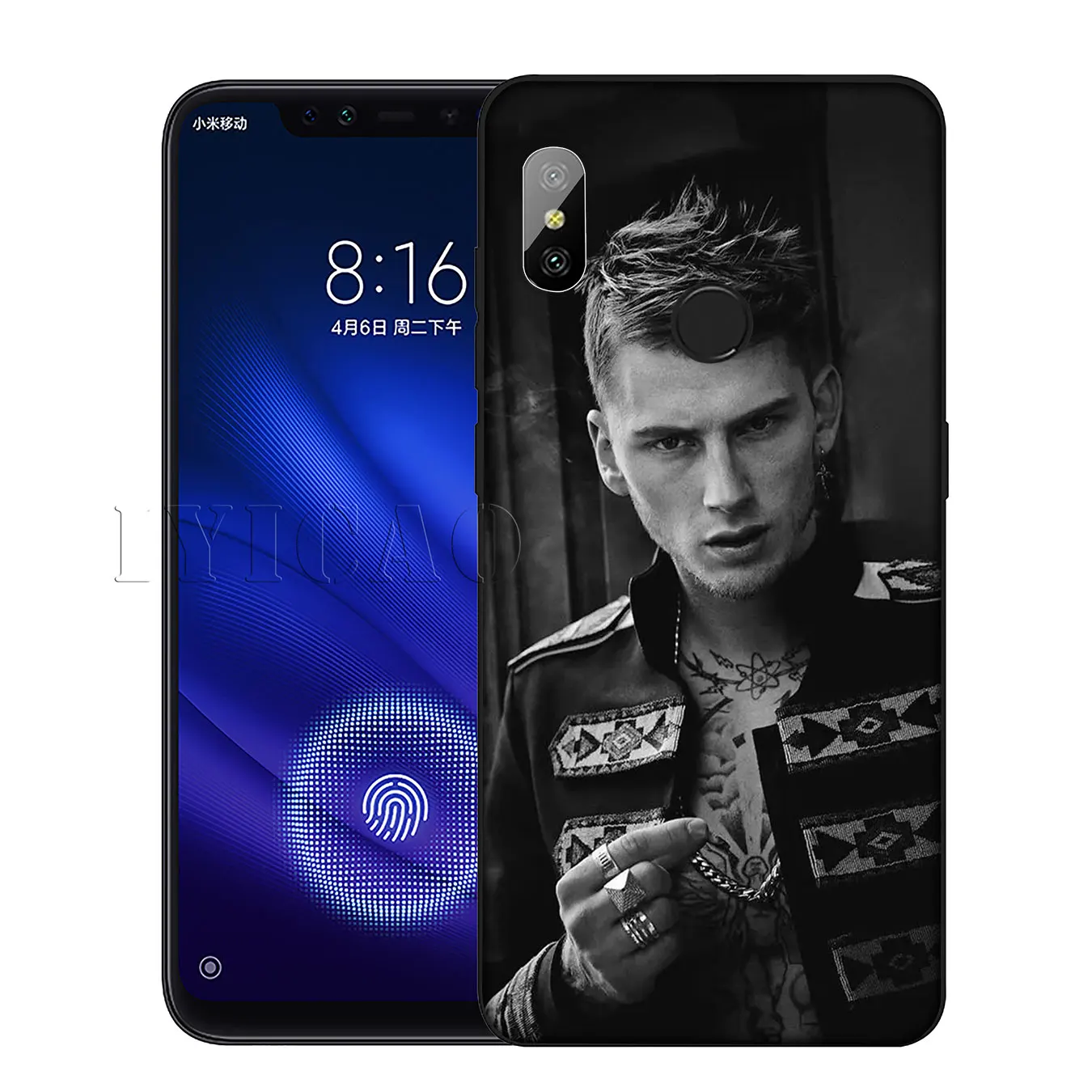 IYICAO пулемет Келли силиконовый мягкий чехол для Xiaomi Redmi 6A 5A Note 7 4X5 Plus 6 Pro черный из