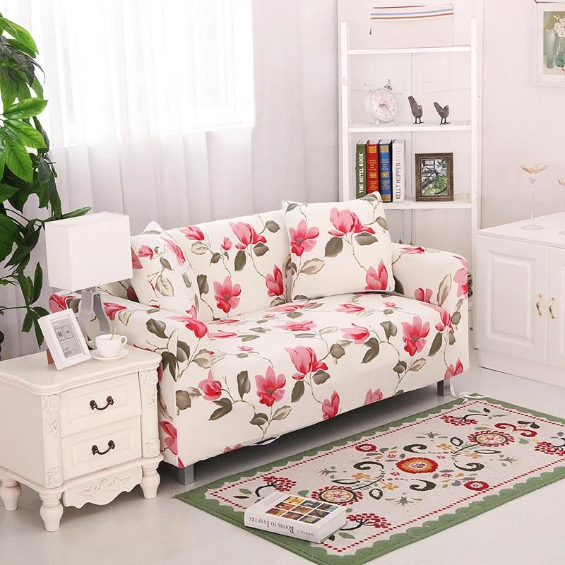 Modern Geometric Floral Printing Spandex Stretch elastic All-inclusive Sofa Slip cover Protector Removable Anti-dirty Couch Case | Дом и сад