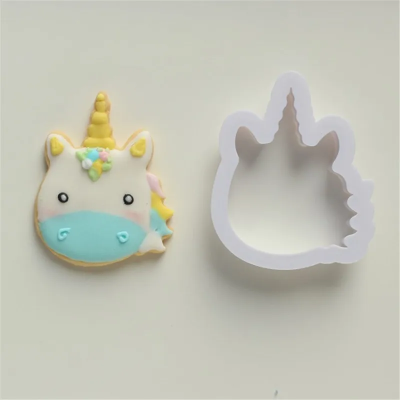 TTLIFE 8 шт./компл. инновационные Единорог для нарезки печенья в виде DIY Fondant(сахарная) шоколадный торт трафарет для тиснения пресс-форма для выпечки инструмент для выпечки
