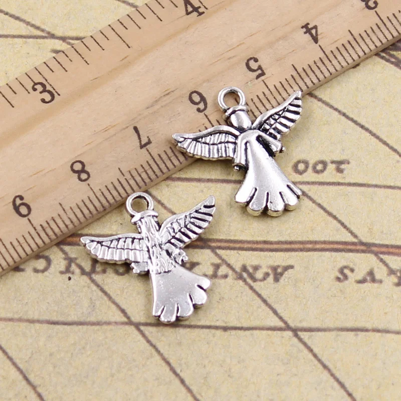 15 шт. подвески Guardian Angel 22x21 мм тибетские Подвески антикварные ювелирные изделия