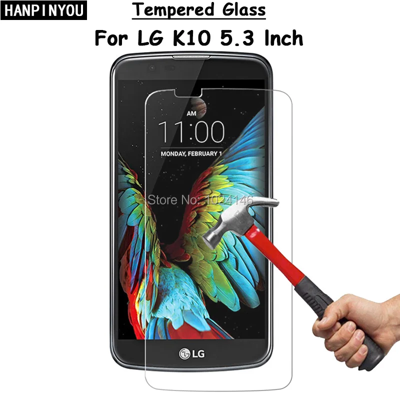 Закаленное стекло для LG K10 (2016) 5 3 дюйма ультратонкая Взрывозащищенная защитная