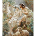 5d алмазная живопись сделай сам, Набор для вышивки крестиком Стразы, алмазная вышивка, мозаика для европейских влюбленных, рукоделие