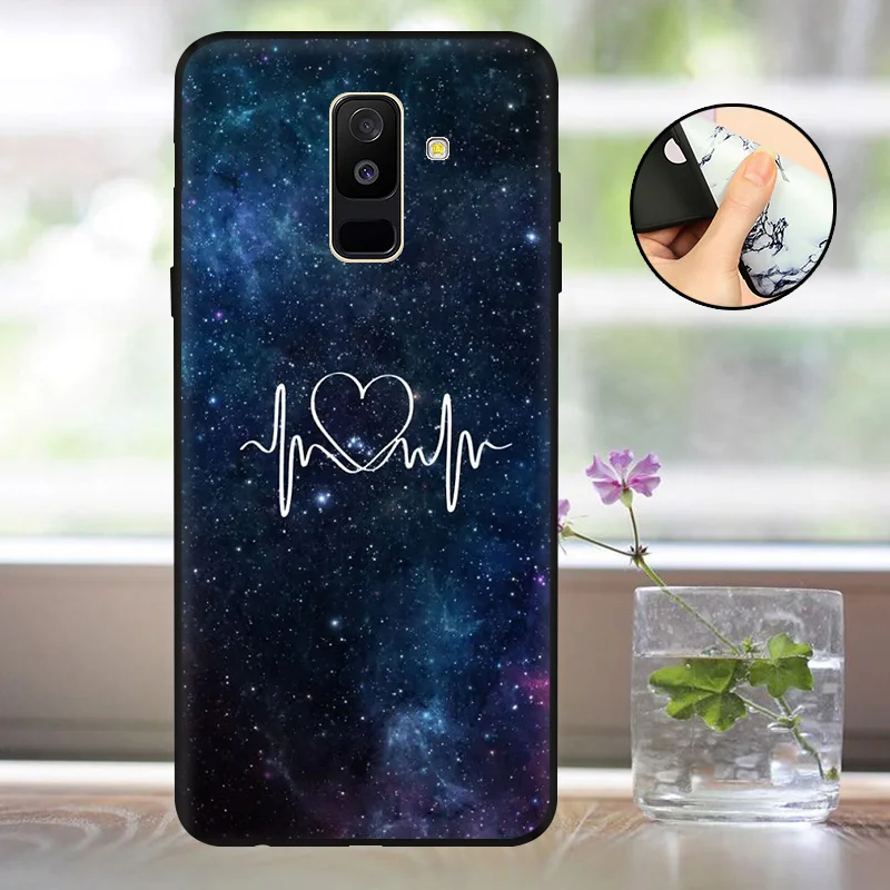 Чехол для Samsung Galaxy A6 2018 A600F чехол телефона + силиконовый Матовый Бампер Capa Plus
