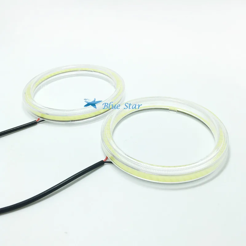 (1 пара) Авто гало кольцо COB 90 мм 66SMD светодиодные фары автомобильные ангельские