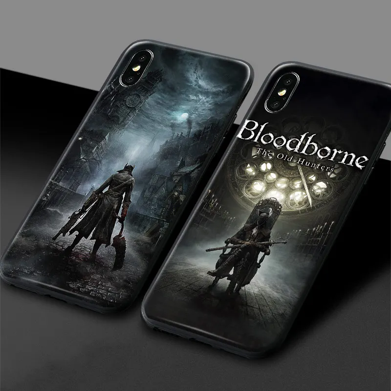 Bloodborne чехол из закаленного стекла для телефона оболочка Мягкий силиконовый Apple