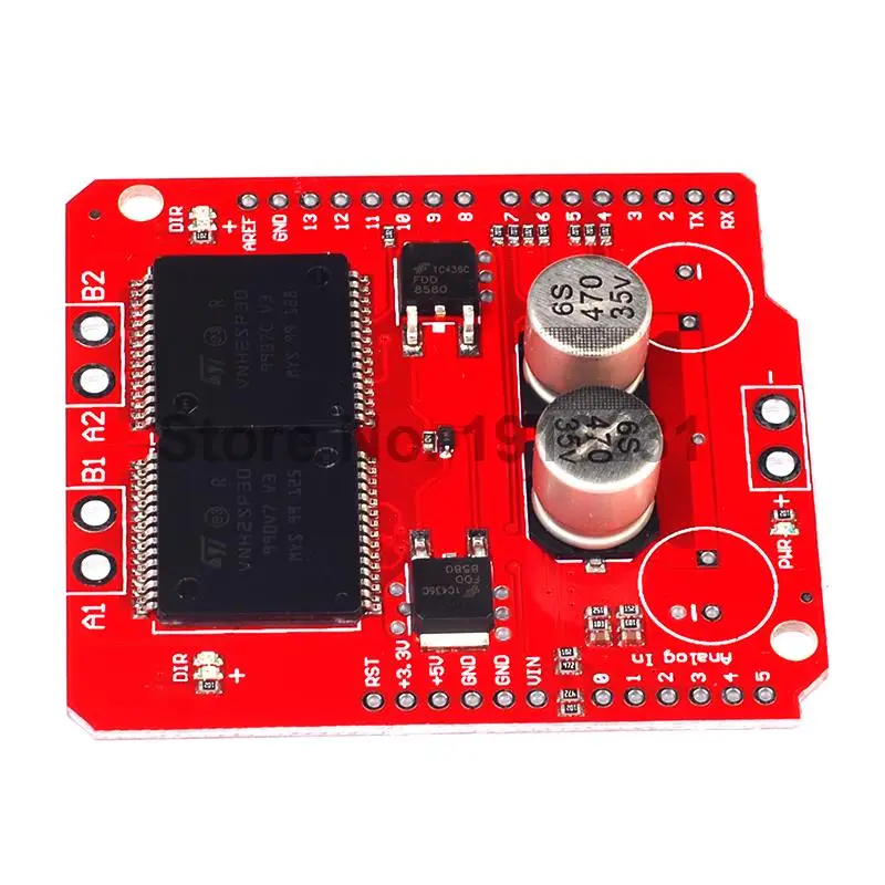 Monster Moto Shield VNH2SP30 stepper motor driver module high current 30A replace by VNH3SP30 | Обустройство дома